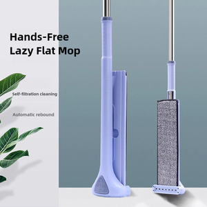 Vadrouille domestique vadrouille sèche et humide agrandir le nettoyage des sols domestiques paresseux surdimensionnés 360 rotatif mains libres plat outil de nettoyage en gros - Product Image 2