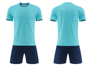 Maillot de football d'équipe personnalisé avec logo OEM d'usine, sublimation de qualité supérieure, unisexe, 100% polyester, respirant, séchage rapide, été, court - Product Image 5