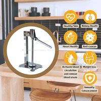 Presse-agrumes manuel en acier inoxydable pour citrons et citrons verts - Appareil de cuisine facile à nettoyer