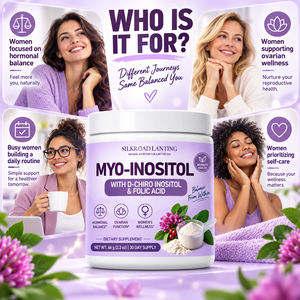 Apoyo Natural para el Equilibrio Hormonal Femenino, Complejo de Mioinositol y D-Chiroinositol para un Ciclo Regular y la Salud Reproductiva - Product Image 4