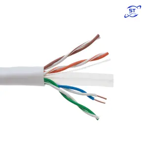 Cat6-utp-0.54 x 4 P 23AWG 0.54mm 4 cặp 8 lõi đồng trần PVC LAN Cáp 250MHz nhanh