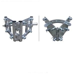 Libro de armazón de aluminio Vorner 0-180 grados iluminación de ángulo Variable perno de aluminio armazón esquina movible junta de conector de seis vías - Product Image 1