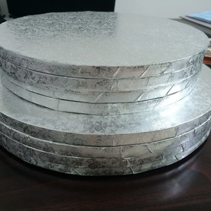 Wholesale Price High Quality <b>White</b> Corrugated Board Ring Cake Drum Board - Product Image 2