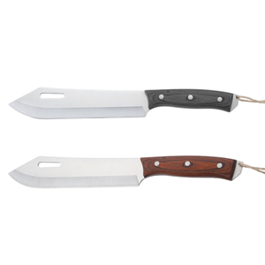 Cuchillo de Carnicero Forjado de Acero Inoxidable de 10 Pulgadas con Mango de Madera, Cuchillo de Acero Hecho a Mano para Trinchar Carne - Product Image 5