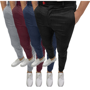 <span class=keywords><strong>Pantaloni</strong></span> Jogger Skinny a righe <span class=keywords><strong>classici</strong></span> <span class=keywords><strong>pantaloni</strong></span> ad asciugatura rapida da <span class=keywords><strong>uomo</strong></span> all'aperto - Product Image 1