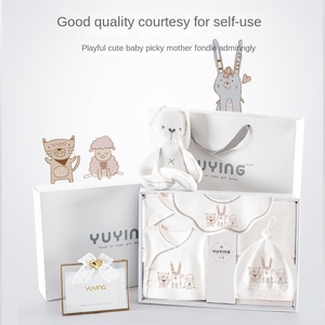 Ensemble cadeau pour nouveau-né, lot <span class=keywords><strong>de</strong></span> layette pour bébé, combinaison, barboteuse, vêtements essentiels, ensemble <span class=keywords><strong>de</strong></span> 10 pièces, OEM ODM - Product Image 5