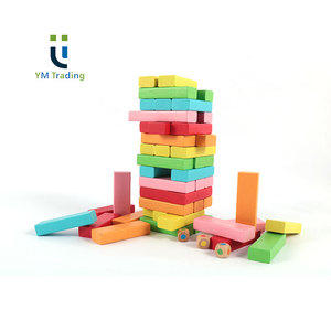 Blocchi di costruzione in legno a <span class=keywords><strong>torre</strong></span> in legno colorato <span class=keywords><strong>gioco</strong></span> impilabile <span class=keywords><strong>gioco</strong></span> a <span class=keywords><strong>torre</strong></span> in legno per bambini adulti - Product Image 3