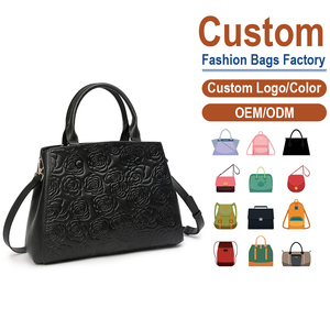 Genuine <b>Leather</b> Camellia Pattern Top Crossbody Bag, Factory Wholesale, Versatile Work & Daily Tote - Product Image 1