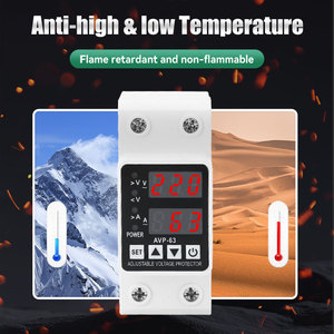 Có thể điều chỉnh <span class=keywords><strong>220V</strong></span> kỹ thuật số điện bảo vệ điện áp Din Rail tự động phục hồi <span class=keywords><strong>Relay</strong></span> cho <span class=keywords><strong>AC</strong></span>/<span class=keywords><strong>DC</strong></span> PC chất liệu - Product Image 3