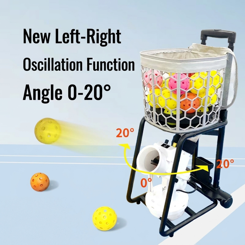 Portable Automatic Intelligent Pickleball Ball Machine Server Wall Training Model Cute Loli Tossing Machine Generation 2