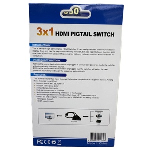 Conmutador 3 en 1 4K*2K 3D de 3 Puertos para HDTV, Compatible con 1080P, para HDTV, Xbox, <span class=keywords><strong>PS3</strong></span>/PS4, Accesorios de Audio y Video - Product Image 5