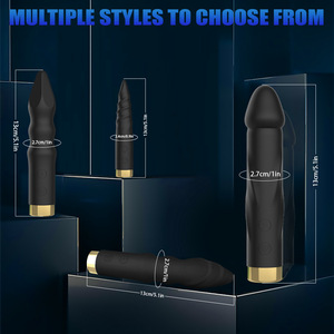 Nuovo Vibratore Bullet Silenzioso Impermeabile a 10 Frequenze per Stimolazione Maschile e Femminile Masturbazione Plug Anale - Product Image 2