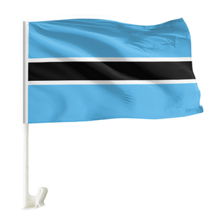 Promotion d'Usine Vente en Gros Drapeaux de Fenêtre de Voiture Nationaux Personnalisés 30*45cm 100% Polyester Solide Durable, Drapeau de Voiture Comorien - Product Image 5