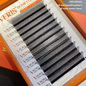 Pestañas de Trébol de Alta Gama al por Mayor en Stock con un Grosor de 0.0.5mm y una Longitud de Curvatura de 8 a 12mm. Proveedor Profesional - Product Image 2