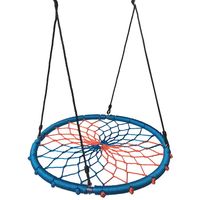 Columpio de Árbol de Aleación Resistente con Diseño de Telaraña para Uso Interior/Exterior, Capacidad Máxima 100-500 kg, Tamaño 100 cm