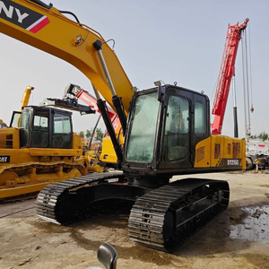 รถขุด SANY SY215C มือสอง สภาพเหมือนใหม่ แบบตีนตะขาบ น้ำหนักใช้งาน 21 ตัน ความจุบุ้งกี๋ 0.9 ลูกบาศก์เมตร พร้อมปั๊มไฮดรอลิกและเครื่องยนต์ - Product Image 1