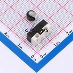 DM-1A-15GP-Z Limit Switch SIP-3P,12.8x5.8mm Switch Single Pole Double Throw Press Piece, Roller 12.8mm 5.8mm - Product Image 1