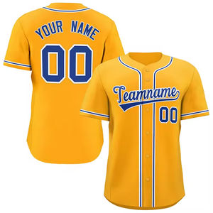 Maillot de baseball en gros avec logo personnalisé pour les équipes d'enfants et de garçons, 100% polyester respirant, uniforme de baseball - Product Image 5