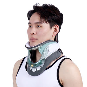 Perilla ajustable de grado médico para cuello <span class=keywords><strong>Cervical</strong></span>, fijador de cuello de elevación de altura, producto de masaje postoperatorio, soporte de tracción para cuello - Product Image 1