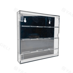 Custom Modern <b>Wall</b> Mounted Removable Adjustable Acrylic Coin <b>Display</b> Case & Stand for Coin Collection - Product Image 2