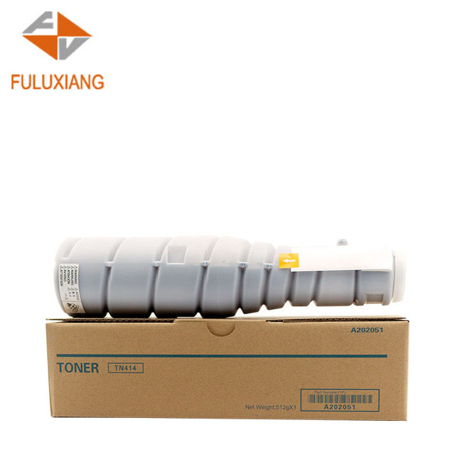 FULUXIANG TN414 TN-414 TN415 Copier Toner Cartridge for Konica Minolta Bizhub 223/283/363/423/7828 Compatible Used