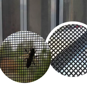 Custom Modern Anti-mosquito Fly <b>Screens</b> PVC Coated Fiberglass Insect <b>Screen</b> <b>Mesh</b> Fire-Proof Washable Easy Install Mosquito Net - Product Image 1
