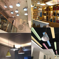 Lampe suspendue industrielle décorative pour la maison, restaurant, bar, café, cuisine, chambre à coucher, fer, LED, moderne, nordique, luminaire suspendu