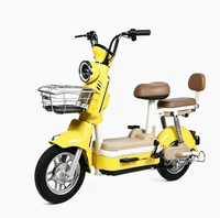 Moped électrique économique 500W, vélo de banlieue, contrôleur 6 tubes, clignotants et alarme antivol
