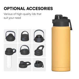 Bulk 18Oz Vacuüm Geïsoleerde Roestvrijstalen Waterfles Met Uitloopdeksel Thermische Vacuümfles Houd Koud En Warm - Product Image 5