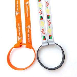 สายคล้องคอสำหรับขวดน้ำ แก้วน้ำ สายคล้องคอแบบกำหนดเอง สายคล้องคอสำหรับงานโปรโมชั่น - Product Image 2