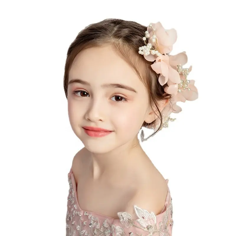 Accesorios para el cabello para niña, accesorios para vestido de niña, tocados para niña, joyería de princesa bonita, horquillas elegantes de flores