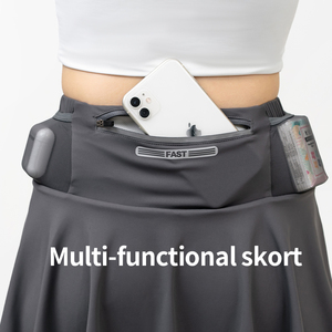 Falda deportiva con secado rápido y absorción de humedad ideal para fitness OEM y logotipo personalizado compatible - Product Image 4