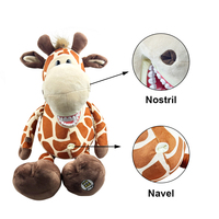 1 pièce YOUYA DENTAL Marque WJ-124 Modèle d'enseignement dentaire en peluche en forme de girafe de dessin animé pour l'apprentissage du brossage des dents, Ornement pour dentiste