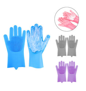 Gants de cuisine en silicone durables, imperméables et réutilisables pour le lavage de la vaisselle - Product Image 6