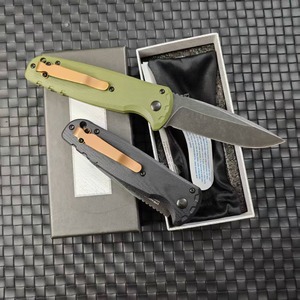 Coltello Pieghevole Stile BM4300 con Lama 9Cr14MoV e Manico G10, Strumento Tattico per Campeggio, Caccia, EDC, OEM, Fai-da-Te - Product Image 3