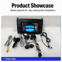 Radio Android 7 pouces avec CarPlay et Android Auto sans fil pour Mercedes-Benz B200 W245 W169 W639 W906 2006-2011 Navigation Caméra 360°
