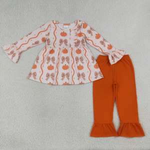 GSSO3778 Rts Little Active Girl MARMOON ชุดเด็กผู้หญิงแขนสั้นลายพิมพ์เรียบ ผ้าวอร์สเตด สำหรับโยคะ มีสินค้าพร้อมส่ง - Product Image 5