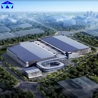 Solution clé en main pour la construction d'un entrepôt en acier PEB à structure portique pour centre de distribution