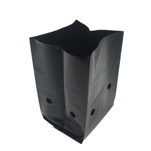 Sacs <span class=keywords><strong>de</strong></span> <span class=keywords><strong>culture</strong></span> thermoscellables <span class=keywords><strong>en</strong></span> PE avec soufflets latéraux et impression offset noire pour jardinage, pépinière, plantation, jetables - Product Image 1