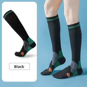 Chaussettes de fitness pour sports d'intérieur, énergie musculaire, mollet, long tube, <span class=keywords><strong>corde</strong></span> à <span class=keywords><strong>sauter</strong></span> antidérapante, chaussettes de compression pour le corps libre. - Product Image 4