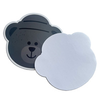Autocollants décoratifs personnalisés en PVC pour bagages, ordinateurs portables, voitures, ours en peluche, animaux, dessins animés