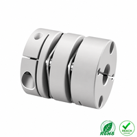 Pièces détachées de machine, accouplement à double disque en alliage d'aluminium, accouplement d'arbre flexible