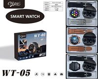 Nuevo Reloj Inteligente WT-05 Redondo con Llamadas, Alertas de Mensajes, Podómetro, Monitor de Ritmo Cardíaco, Pantalla TFT y Auriculares