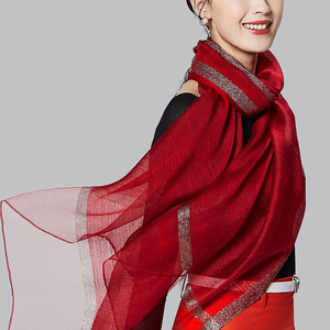 Chales y chales para mujer, Pashmina suave fina de talla <span class=keywords><strong>grande</strong></span>, <span class=keywords><strong>Foulard</strong></span> de <span class=keywords><strong>playa</strong></span>, hiyab Echarpe para mujer, bufanda de seda de verano a la moda para mujer - Product Image 3