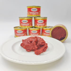 Pasta de Tomate Halal con Sabor Dulce, Enlatada al Vapor, en Envase Tipo Tambor, Conservada en Agua, a Granel, Marca OASIC - Product Image 3