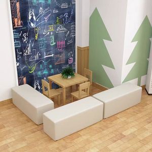 Banco rectangular largo para sala de proba, banco de almacenamiento para tienda de ropa, sofá extensible. - Product Image 6