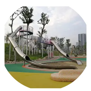 Non standard customization stainless steel slides Stainless Steel slide Outdoor Amusement Theme Park production Supplier