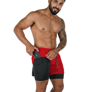 Short de plage en maille à séchage rapide avec logo personnalisé pour l'entraînement physique et le basketball - Product Image 1