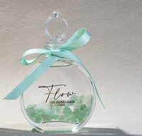 Parfum de maison luxe classique bouteille en verre huile essentielle naturelle cristal pierre roseau diffuseur en forme de fleur luxe cadeau maison