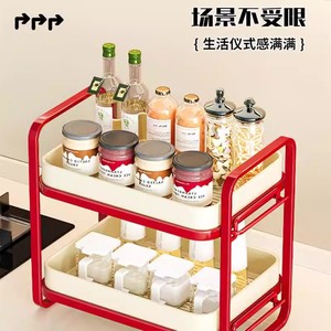 Double Layer <b>Tea</b> Cup Holder Storage Rack Desktop Organizer With Drain Tray For Kitchen Bathroom Use - Product Image 4